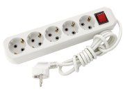 SVITTEX SV-017-10 удлинитель питания 10 м 5 розеток с заземлением и выключателем